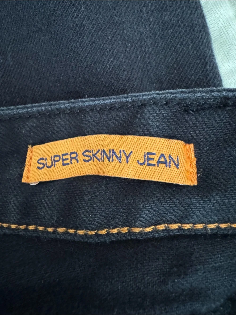 Tory Burch Dark Black Skinny Jeans